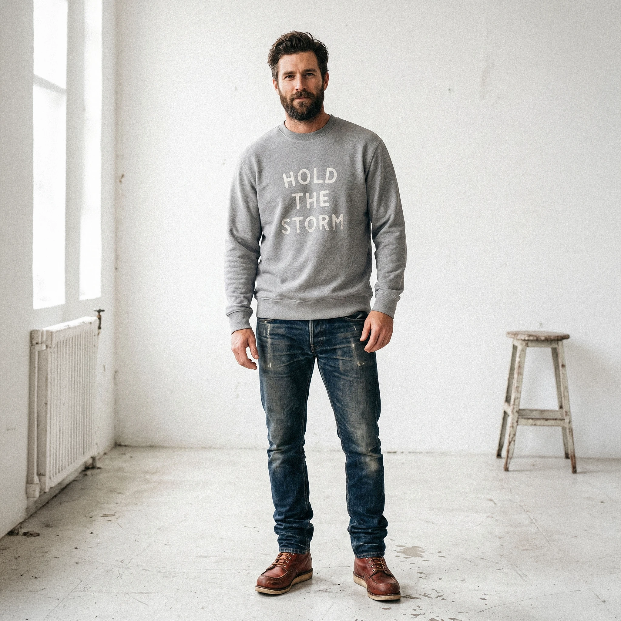 Heather Crewneck